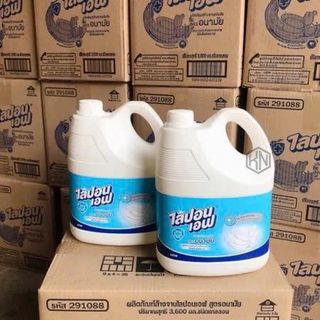 Nước Rửa Bát Lipon Can Màu Xanh Dương Thái Lan (Thùng 4 Can x 3600ml)