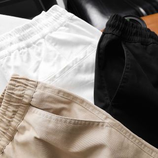 Quần Short Nam Kaki Dày Cạp Chun Form Suông Dáng Trên Gối Vải Mềm Mại