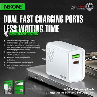 Sạc WEKOME U65 - 30W - USB + TYPEC