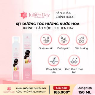 Xịt dưỡng tóc hương nước hoa Jullien Day - Hương thảo mộc 150ml