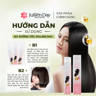 Xịt dưỡng tóc hương nước hoa Jullien Day - Hương thảo mộc 150ml