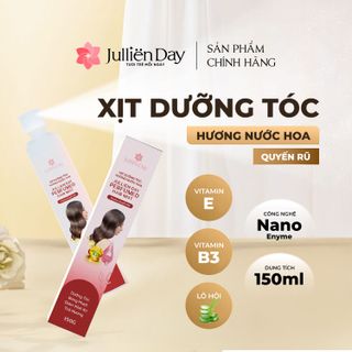 Xịt dưỡng tóc hương nước hoa Jullien Day - Hương quyến rũ 150ml