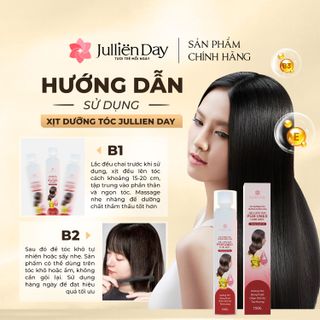 Xịt dưỡng tóc hương nước hoa Jullien Day - Hương quyến rũ 150ml