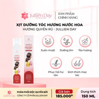 Xịt dưỡng tóc hương nước hoa Jullien Day - Hương quyến rũ 150ml