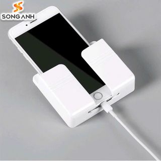 Giá Đỡ Kẹp Điện Thoại Treo Dán Tường Cho Smartphone, Remote Điều Khiển Máy Lạnh - SONGANH