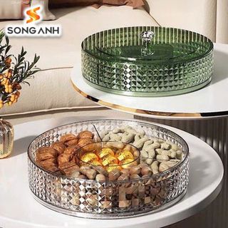 Khay Đựng Mứt Tết Kim Cương Cao Cấp Sang Trọng Hiện Đại