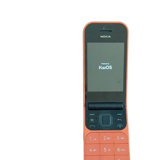 Mobell -Nokia màu đỏ  2720 Flip màu đỏ hợp con gái hai sim hai sóng dùng cho người già
