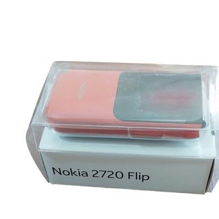 Mobell -Nokia màu đỏ  2720 Flip màu đỏ hợp con gái hai sim hai sóng dùng cho người già