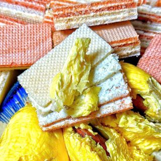 BÁNH XỐP SẦU RIÊNG TƯƠI – MÓN ĂN VẶT CỦA KÝ ỨC 500G - WINNIE HOUSE