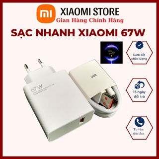 Bộ cáp sạc xiaomi 67W