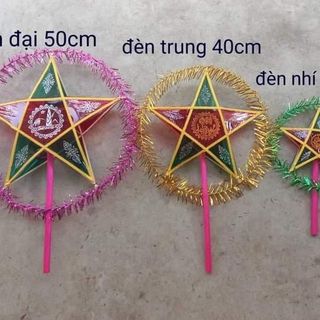 Combo 10 Đèn Ông Sao Mini đk 25cm , Chiếc Đèn Ông Sao Nhí . Rước Đèn Ông Sao