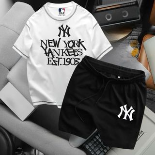 Set co tron unisex mlb mau moi 2025