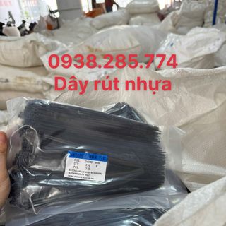 Dây Rút Nhựa Trắng & Đen - Đầy Đủ Kích Thước túi 250 gam, Bảo Hành 1 Đổi 1