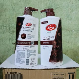 Sữa Tắm Lifebuoy Sạch Tế Bào Da Chết Cà Phê (Thùng 12 Chai x 784ml)