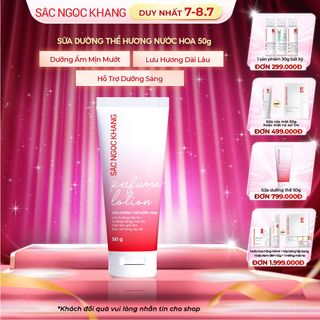 Sữa dưỡng thể hương nước hoa [Tuýp 50g]