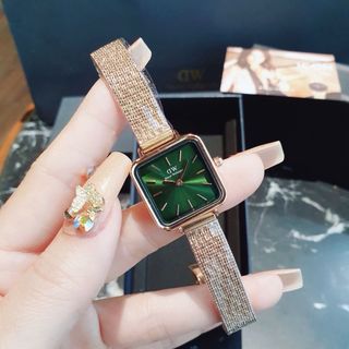 SALE BỎ MẪU ĐỒNG HỒ NỮ THỜI TRANG DANIEL W LƯỚI VUÔNG