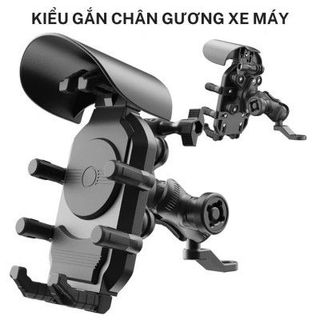 Giá đỡ kẹp xe máy grab chống trộm chống rung cao cấp YF285