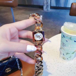 SALE BỎ MẪU ĐỒNG HỒ NỮ THỜI TRANG MICHAEL K MẶT Ổ KHOÁ NHỰA