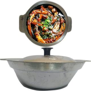 NỒI GANG ĐÚC NGUYÊN KHỐI 20CM