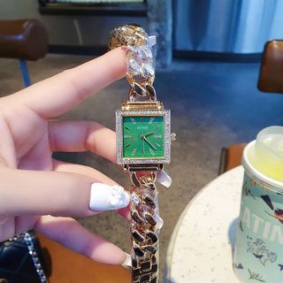 SALE BỎ MẪU ĐỒNG HỒ NỮ THỜI TRANG GUET DÂY XÍCH MẶT VUÔNG