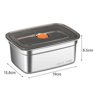 HỘP ĐỰNG THỰC PHẨM INOX 304 1500ML
