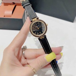 ĐỒNG HỒ NỮ SIÊU CẤP XALVATORE DÂY DA VIỀN HỘT 4 MÀU