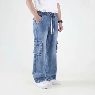 QUẦN JEAN NAM DÀI, QUẦN JEAN TÚI HỘP, QUẦN JEAN NAM