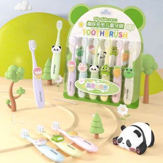 Set 6 bàn chải cho bé từ 3 - 12 tuổi