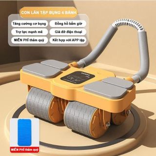 Con lăn tập bụng 4 bánh TXL có đếm số