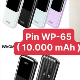 Sạc dự phòng wp65 -10000mah