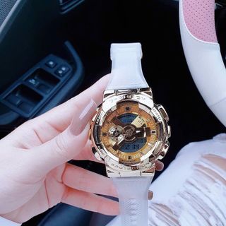ĐỒNG HỒ ĐIỆN TỬ CAO CẤP CAXIO DÂY TRẮNG FULLBOX UNISEX
