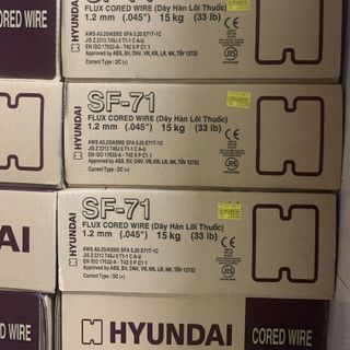 Dây hàn lõi thuốc Hyundai SF-71(1.2 mm)