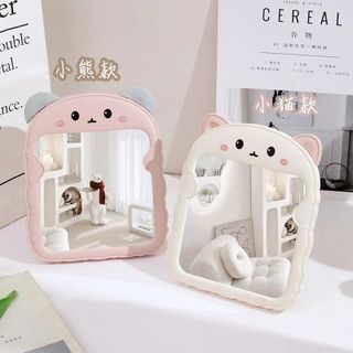 Gương để bàn hình gấu