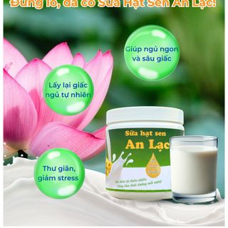 Sữa Hạt Sen An Lạc Nam Hoa NutriHerb - Hỗ Trợ Giấc Ngủ Ngon, Giảm Căng Thẳng, Giữ Tinh Thần Thoải Mái - Hộp 250g