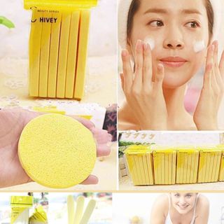 Bông nở bọt biển rửa mặt chivey (gói)