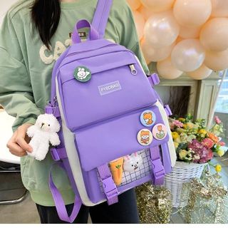 SET 4 MÓN BALO ĐI HỌC NAM NỮ THỜI TRANG ĐA NĂNG – ĐẸP, BỀN, CHỐNG THẤM WH836 - WINNIE HOUSE