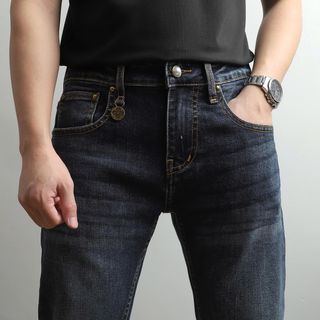Jean dài nam. Chất JEAN mới , 2 gam màu Mid Blue đậm và Nhạt tạo nên nét trầm ấm