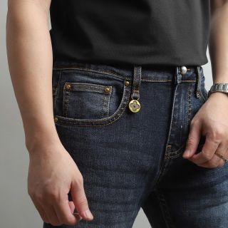 Jean dài nam. Chất JEAN mới , 2 gam màu Mid Blue đậm và Nhạt tạo nên nét trầm ấm
