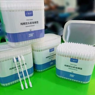 Hộp 200 tăm bông 2 đầu