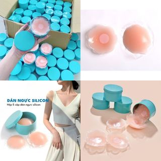Hộp 10 miếng dán nhũ hoa Silicon