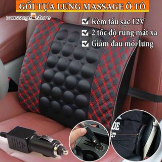 Gối tựa lưng massage trên ô tô