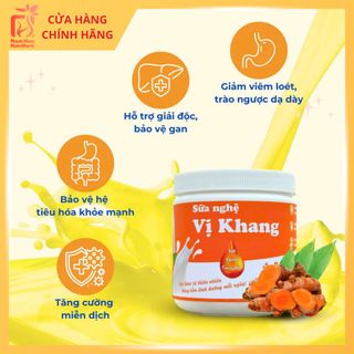 SỮA NGHỆ HỖ TRỢ DẠ DÀY - HỘP 250G – GIÚP GIẢM TRÀO NGƯỢC, Ợ HƠI, Ợ NÓNG NHỜ TINH BỘT NGHỆ