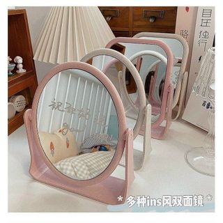 Gương TRÒN để bàn size 17x19cm