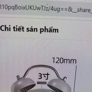 Đồng Hồ Báo Thức Kim Cơ – Kiểu Chuông Đôi