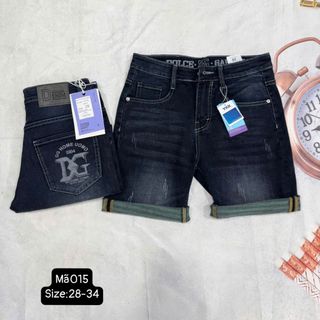 Quần short jean nam 2 túi