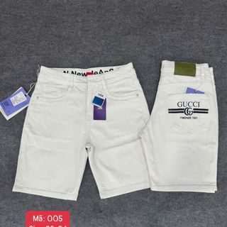 Quần short jean nam 2 túi