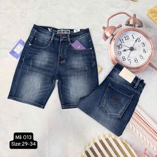 Quần short jean nam 2 túi