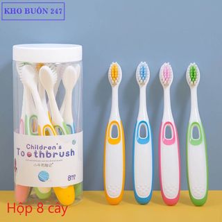 Hộp 8 bàn chải đánh răng cho bé BC08