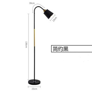 đèn cây đứng decoer trang trí 2 màu trắng đen