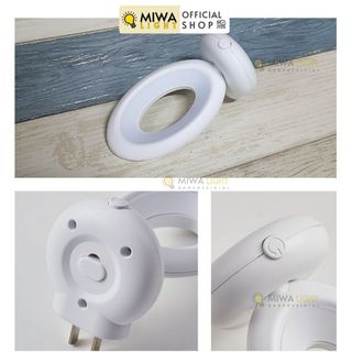 đèn ngủ  tăng giảm ánh sáng điều khiển từ xa, tặng kèm pin điều khiển từ xa